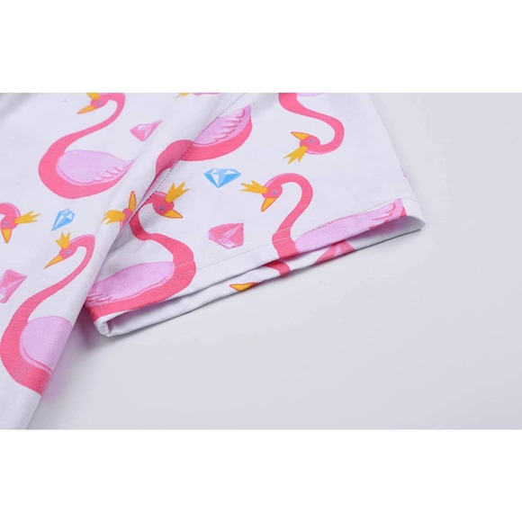 ABeCue Cartoon Tee and Shorts PJS Set (XL) - Picture 4 of 8